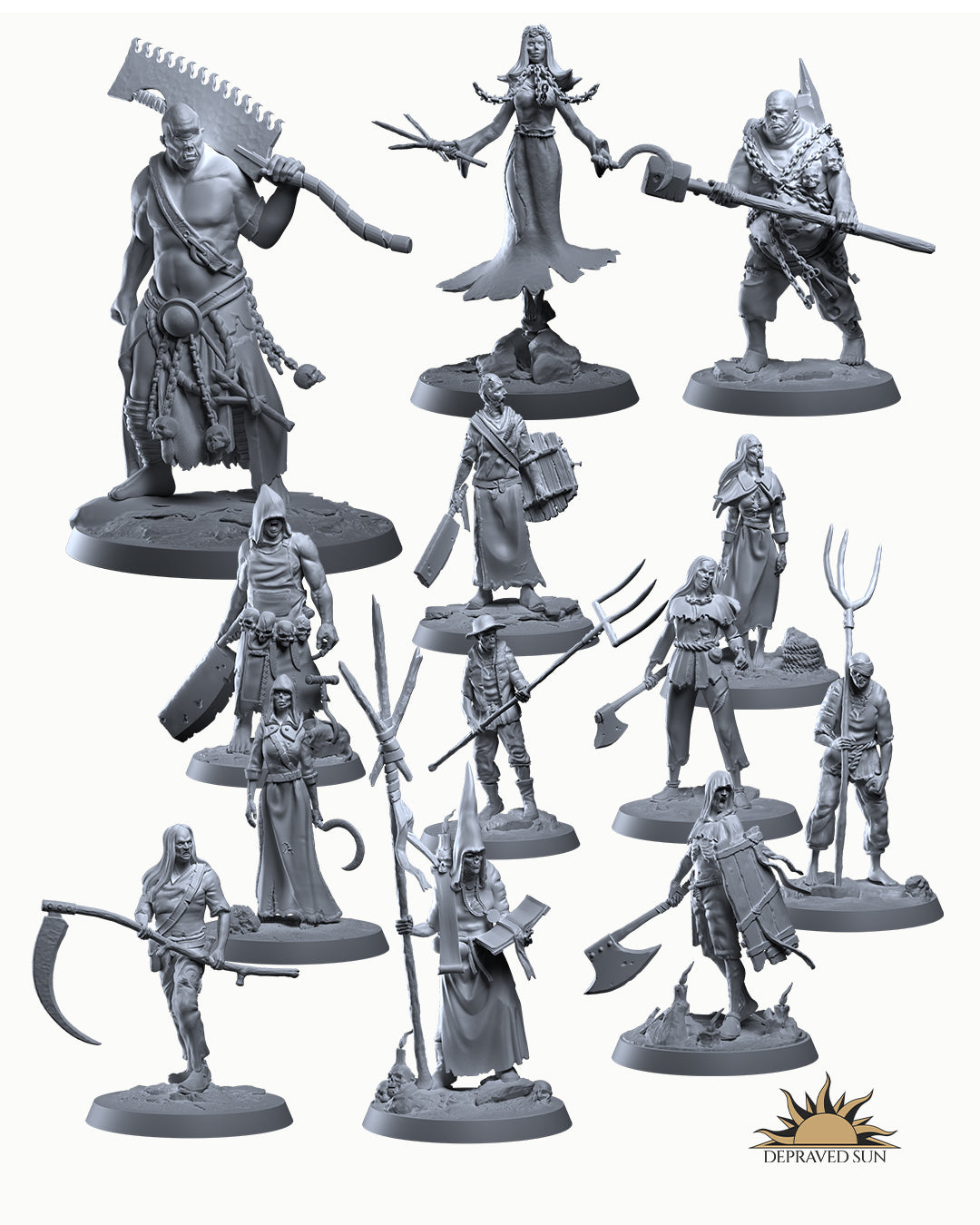 Cursed Villagers of Dôrnmoor - STL Files